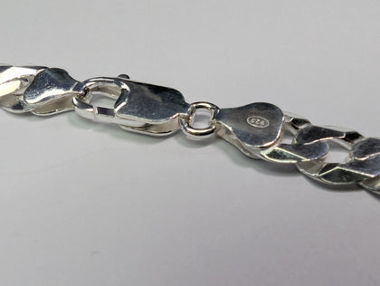 Brand New Heavy 925 Silver Curb Chain