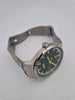 Hugo Boss candor mens green stainless steel quartz dress watch with box and extra links