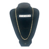 9CT Yellow Gold, 375 Fully Hallmarked Figaro Chain, 22'', 7.4g, Boxed