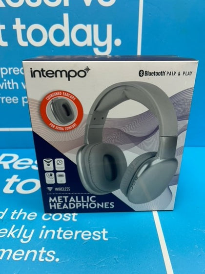 Intempo Wireless Metallic Headphones - Silver