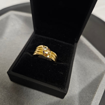 18ct Diamond snake Ring