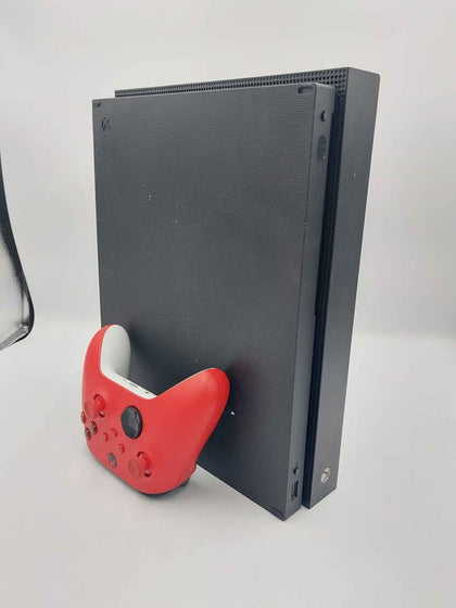 Xbox One X Console, 1TB, Black, With Red Pad, Unboxed