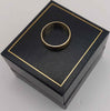 9ct yellow gold ring (375) size M Boxed 2.9g full hallmarked