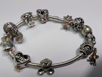 Pandora Charm Bracelet With Charms