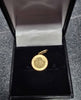9ct Yellow Gold St Christopher Pendant - 1.21G - Hallmarked