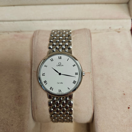 Omega De Ville 1995 Roman Numerals Wrist Watch