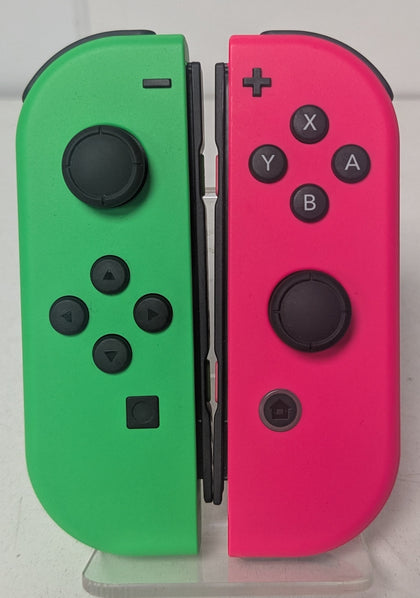 **Collection Only** Joy-Con Nintendo Switch Green & Pink