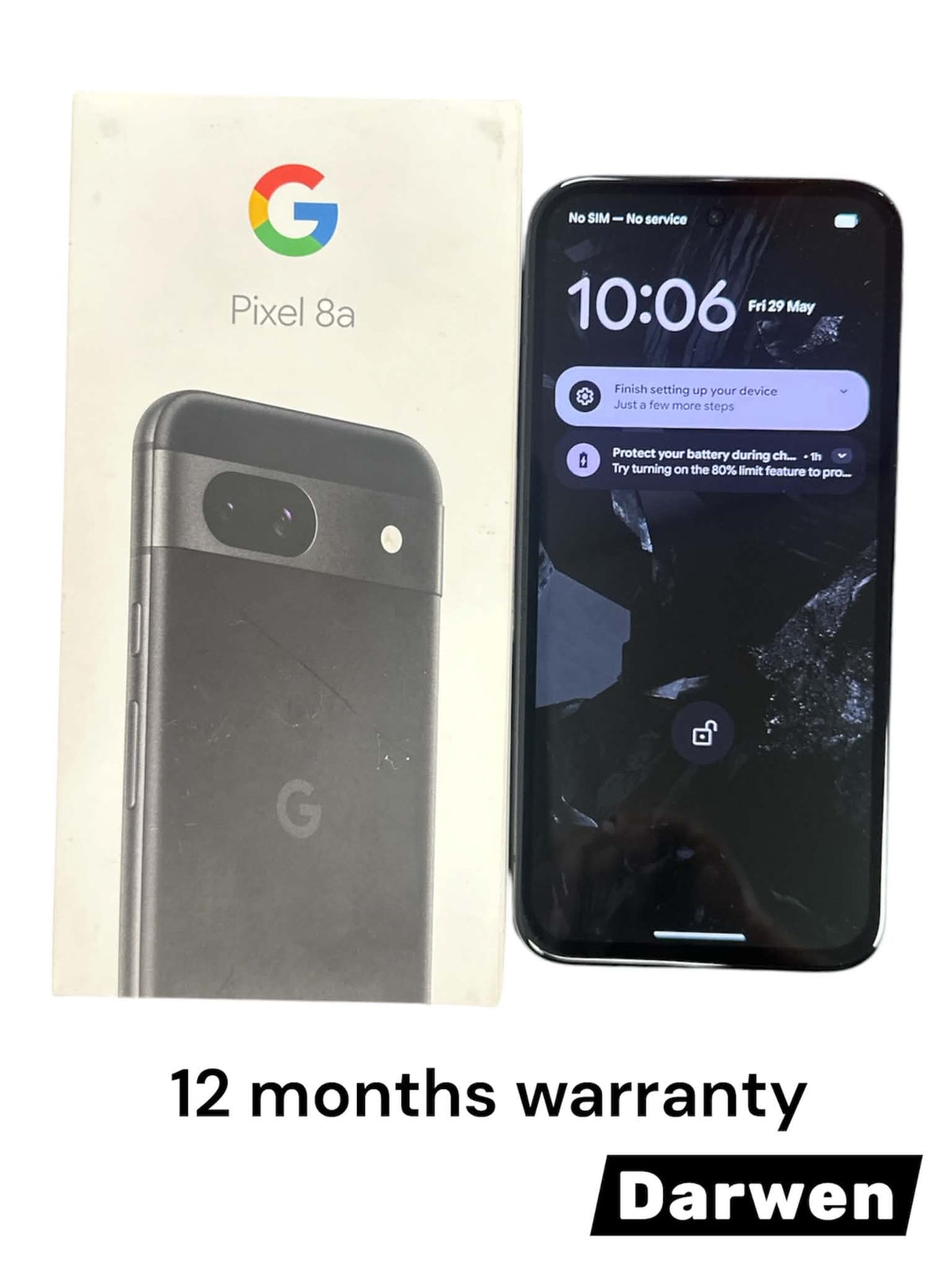Google Pixel 8a - 128gb - obsidian - boxed | Cash Generator