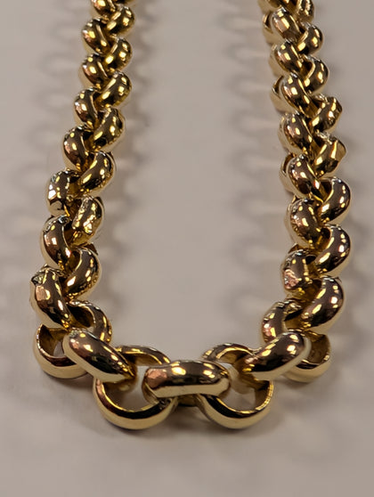 9ct  Gold Belcher Bracelet