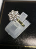 18ct Yellow Gold Ring with Clear Stones - Size L - 3.41g total - Hallmarked