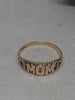 9CT 375 HALLMARKED, MUM SHAPED RING, SIZE T, 1.9G, BOXED, PRE OWNED