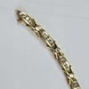 18ct Gold Bracelet with CZ 7.5"
