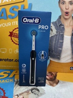 Oral B Pro Clean Cross Action Electric Toothbrush - Black.