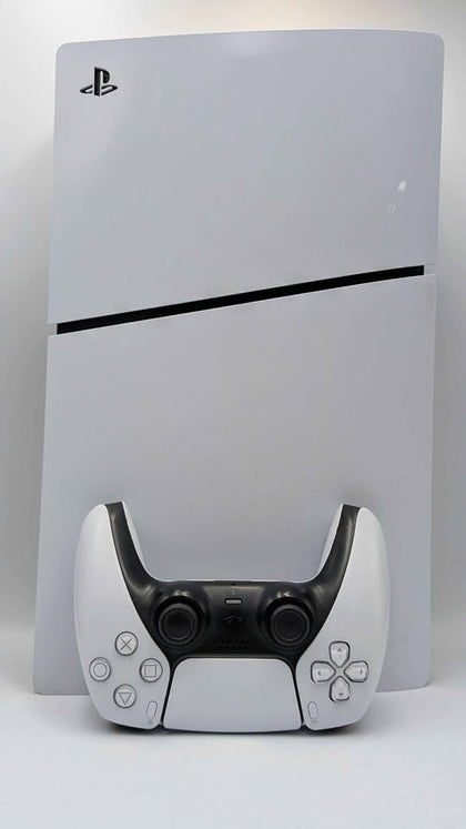Sony PlayStation 5 Slim Console, 1TB, White, Unboxed With Power Cable & HDMI