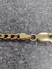 9ct Yellow Gold Figaro Link Bracelet - 5.5G - 10" - Hallmarked