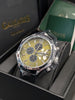 GAMAGES OF LONDON OPULENCE STEEL GREEN WATCH LEIGH STORE