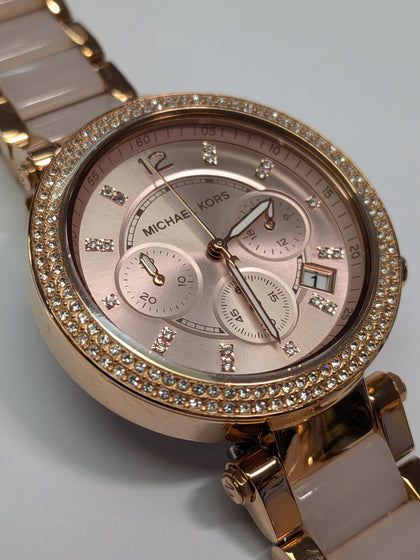 Michael Kors  Gold Plated Watch Boxed