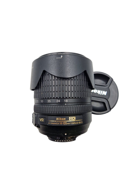 Nikon AF-S DX Nikkor 18-105mm f/3.5-5.6G Ed VR Lens