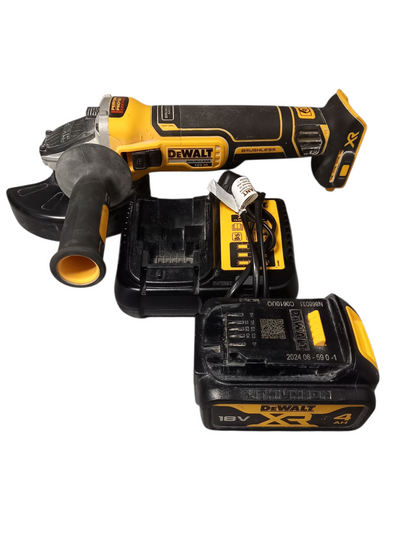 DeWalt - DCG405 XR Brushless Grinder With 4AH Battery And Charger