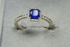 Pandora Sparkling Blue Halo Ring Size 58 (R)