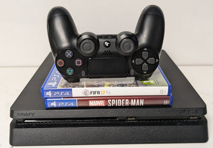 Sony Playstation 4 500GB Slim Console & 2 Games