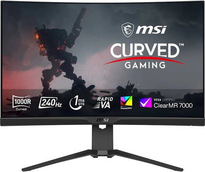 MSI 27 Monitor Curved MPG 275CQRXF