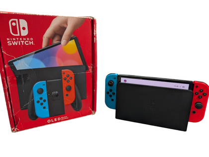 Oled Nintendo Switch Console Boxed