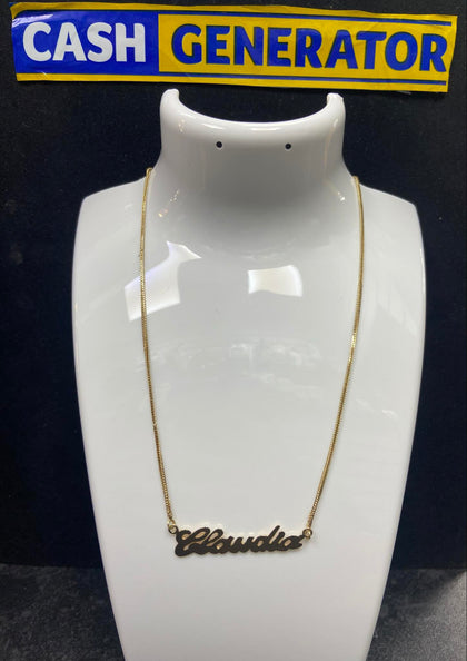 14ct Gold 'Claudia' Chain and Pendant 4.6g 18