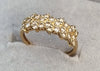 9ct Gold Diamond Cluster Ring "O"