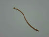 9ct Yellow Gold Rope Chain Bracelet Twist Spiral 375 Hallmarked - 2.08 Grams - 7" Long