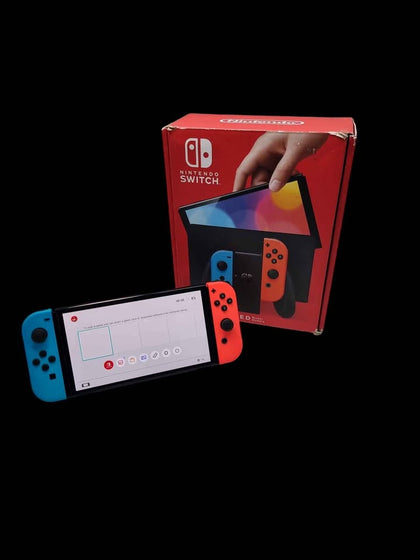 Nintendo Switch OLED Neon Edition Gaming Console - 64GB SSD - Boxed