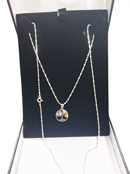 NEW OTHER SILVER CHAIN TREE OF LIFE 925, WEIGHT 5.23G ,LENGHT 24