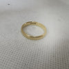 9K Gold Wedding Band, 3.70Grams, Hallmarked & Tested, Size: S