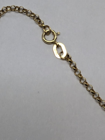 9CT GOLD BELTCHER CHAIN 18