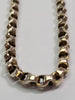 9ct Gold Block Link Bracelet