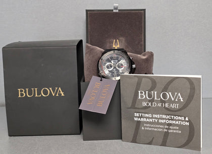 Bulova Marine Star 98B127 Mens Chronograph Watch ***Boxed, Tag and book***
