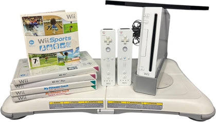 Nintendo Wii Game Console Wii Fit Bundle