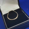 Hallmarked 375 - 9 karat gold ring - 2.8 grams - Size N - Box Included