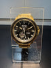 Bulova Men's Watch 97A174 Marine Star Automatic Black Dial Gold Tone Steel 45mm