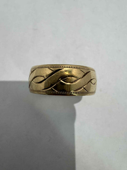 9ct gold ring (SIZE W) (3.71g)