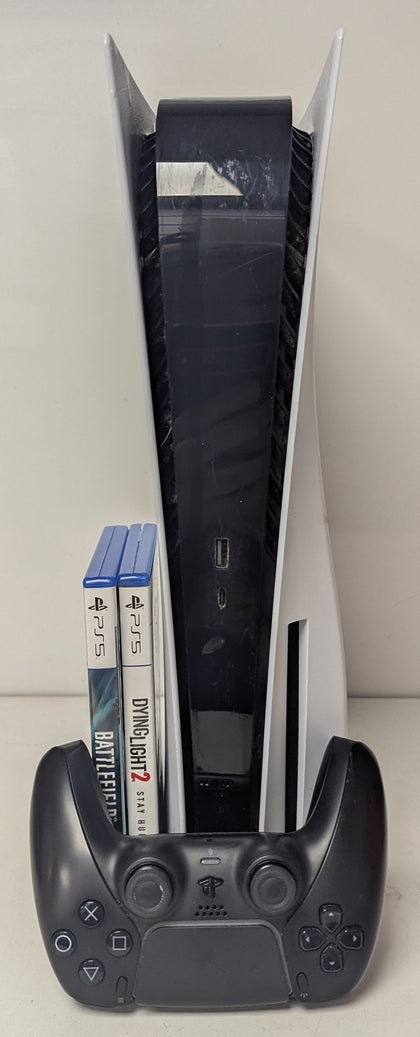 Sony Playstation 5 Disc Edition Console & 2 Games