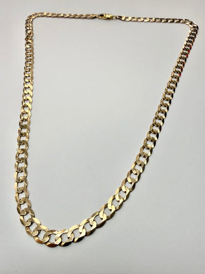 9ct gold curb chain 20