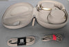 Bose QuietComfort Ultra Wireless Noise Cancelling Headphones with Spatial Audio - White Smoke & Carry Case.