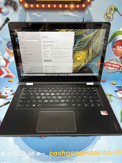 LENOVO YOGA 510 4GB RAM 1TB SSD WINDOWS 10 TOUCH SCREEN LAPTOP BLACK UNBOXED