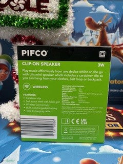 Pifco - Clip on Speaker - Green