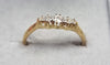 18ct Gold Diamond Ring Size Q