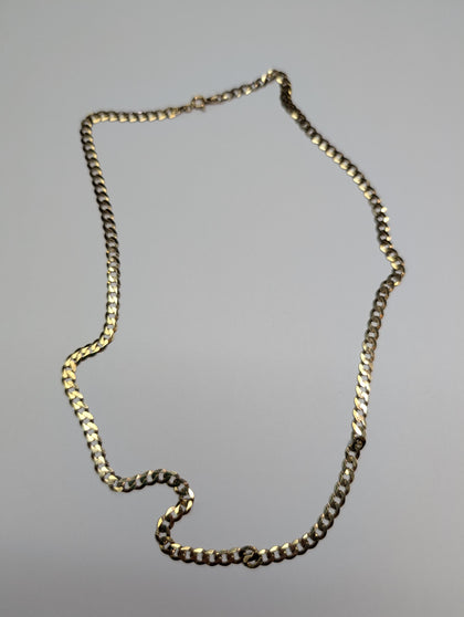 9ct gold curb chain