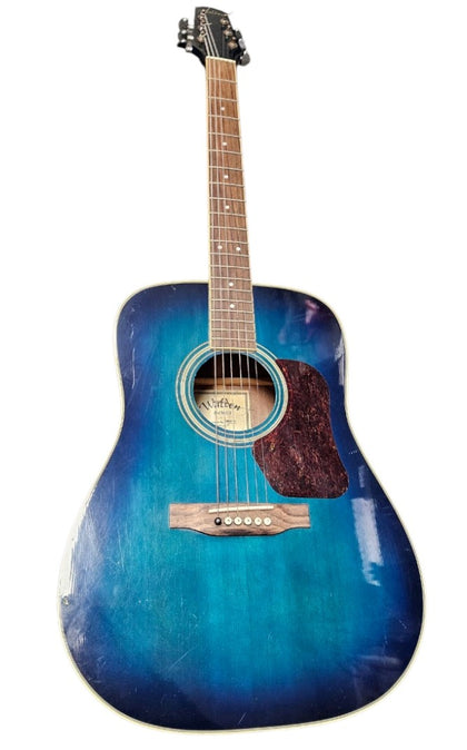 Walden D450US Acoustic Guitar - Blue