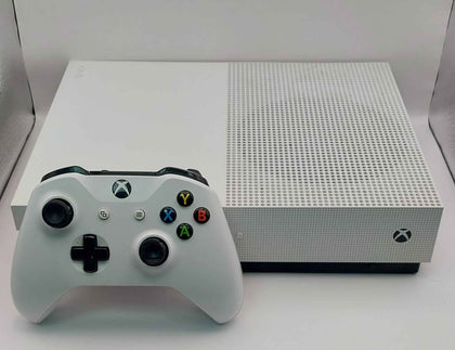 Xbox one s console 500GB white with pad unboxed * Wear and tear on controller ref pic **