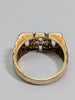 9CT Gold Dad Ring - Size T